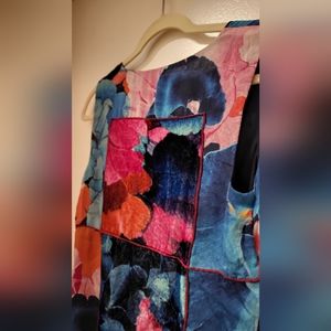 Leifsdottir watercolor short sleeve dress